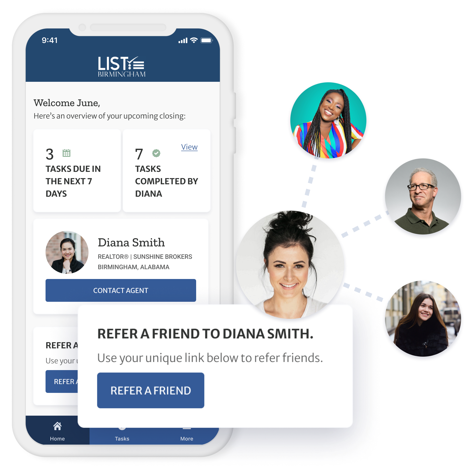 Get Real Estate Referrals with ListedKit's Referral Assistant