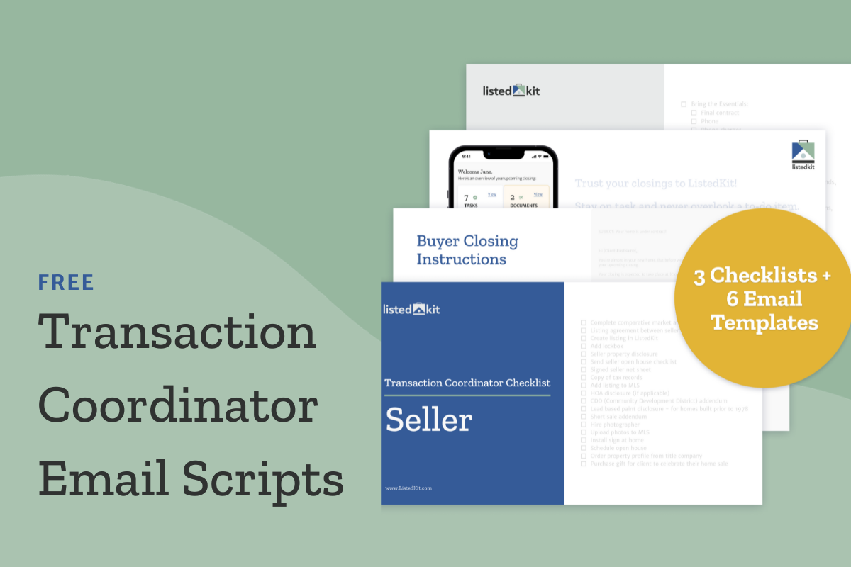 Real Estate Checklists & Email Scripts
