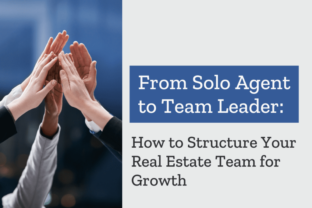 real estate team structure