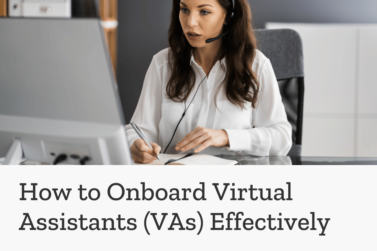 real estate virtual assistant onboarding