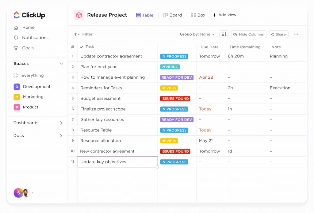 clickup for real estate task management