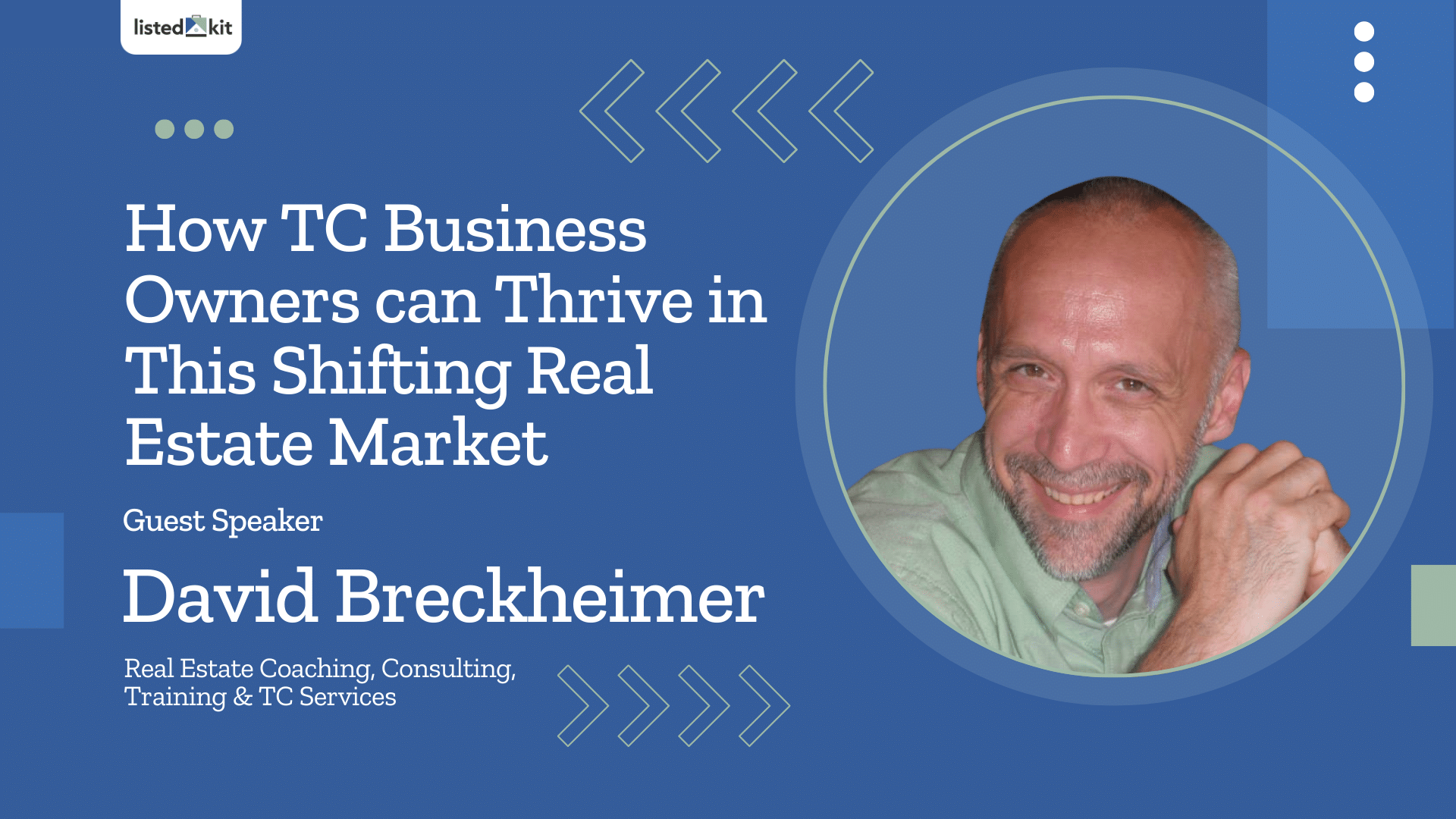 david breckheimer teaching TC Business Owners how to Thrive in today's real estate market